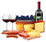 Meat, Cheese, And Wine Sticker