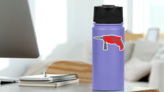 Mechanic Tools Simple Illustration Sticker on a Water Bottle (New) example