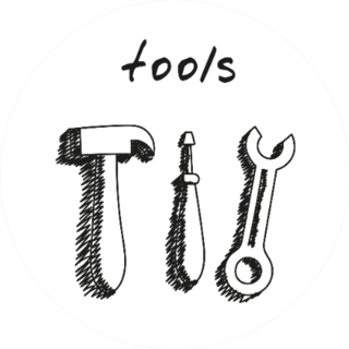 Mechanic Work Tools Hand-drawn Illustration Sticker