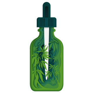 Medical Cannabis Cbd Cropper Sticker