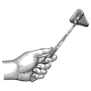 Medical Hammer Reflex Drawing Sticker
