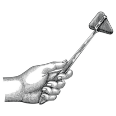 Medical Hammer Reflex Drawing Sticker