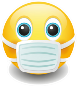 Medical Mask Emoji Kawaii Face Sticker