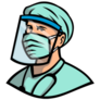 Medical Professional Wearing Protective Equipment