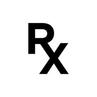 Medical Symbol RX Transfer Sticker