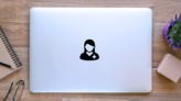 Medical Woman Icon on a Laptop (New) example