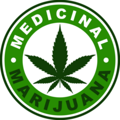 Medicinal Marijuana Label Sticker