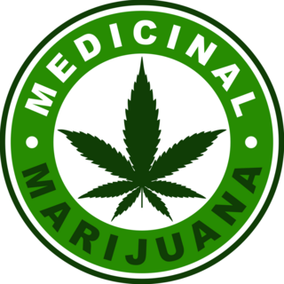 Medicinal Marijuana Label Sticker