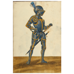 Medieval Knight Armor Sticker