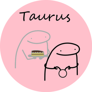 Meme Taurus Illustration Sticker