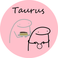 Meme Taurus Illustration Sticker