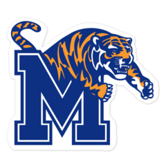 Memphis Tigers NCAA Logo Sticker
