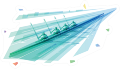 Mens Lightweight Coxless Four Race Rowing Sticker