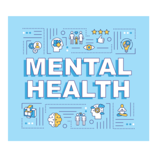 Mental Health Icons Sticker