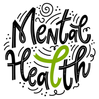 Mental Health Motivational Typography Sticker