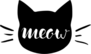 Meow Cat Head Sticker