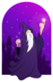 Merlin Wizard In Arch Sticker