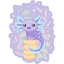 Mermaid Axolotl Sticker