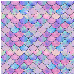 Mermaid Fish Scales Rainbow Sticker 