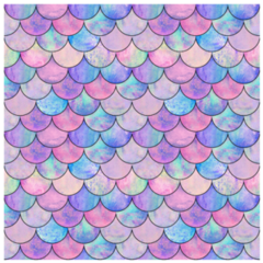 Mermaid Fish Scales Rainbow Sticker 