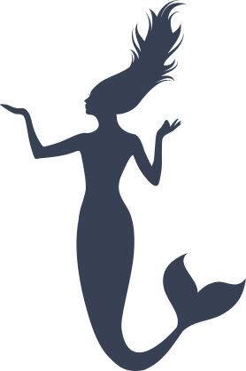 Mermaid Holding Out Hands Sticker