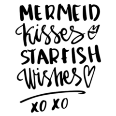 Mermaid Kisses, Starfish Wishes Sticker