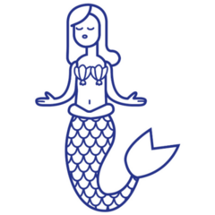 Mermaid Line Sticker
