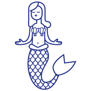 Mermaid Line Sticker