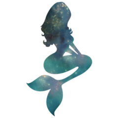 Mermaid Nebula Sticker