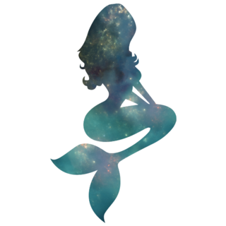 Mermaid Nebula Sticker