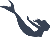 Mermaid Swiming Deep Sticker