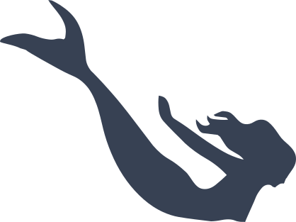 Mermaid Swiming Deep Sticker