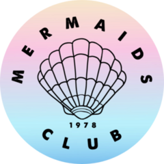 Mermaids Club Gradient Sticker 