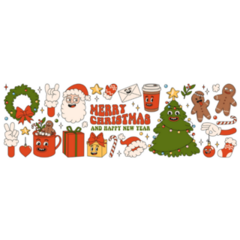 Merry Christmas Sticker Sheet