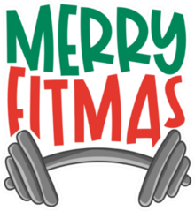 Merry Fitmas Sticker