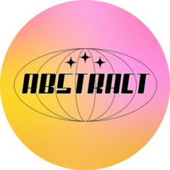 Mesh Gradient Abstract Y2k Background Sticker