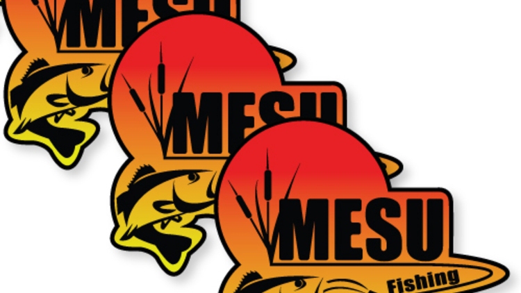 MESU Bait Company Custom Die Cut Stickers