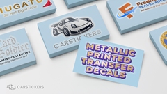 Metallic Printed Transfer Decals Stacks