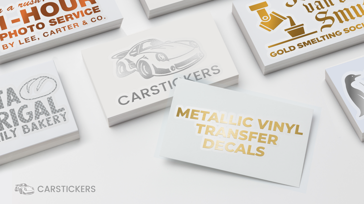 Metallic Transfer Decal Stacks
