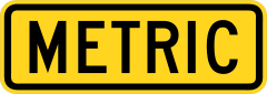 Metric Sticker