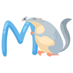 Metter M Mouse Sticker
