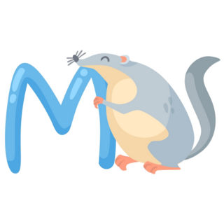 Metter M Mouse Sticker