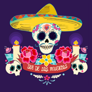 Mexican Dia De Los Muertos (day Of The Dead) Skull