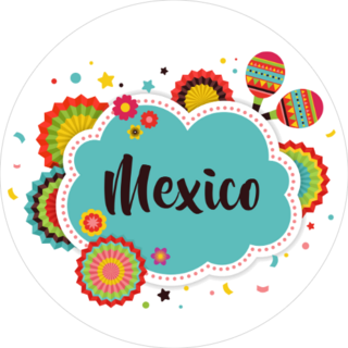 Mexican Fiesta Sticker