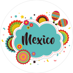 Mexican Fiesta Sticker