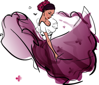 Mexican National Dancer Sticker