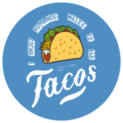 Mexican Street Food Funny Taco Sticker