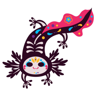 Mexico Animal Axolotl Sticker