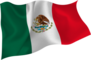 Mexico Flag Flying Sticker