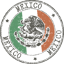 Mexico Grunge Stamp Sticker